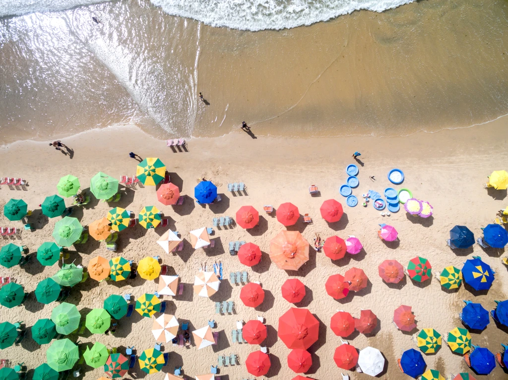 A sunny beach scene illustrating the highs and lows of summers impact on mental health Beawareofmecom A sunny beach scene illustrating the highs and lows of summer's impact on mental health