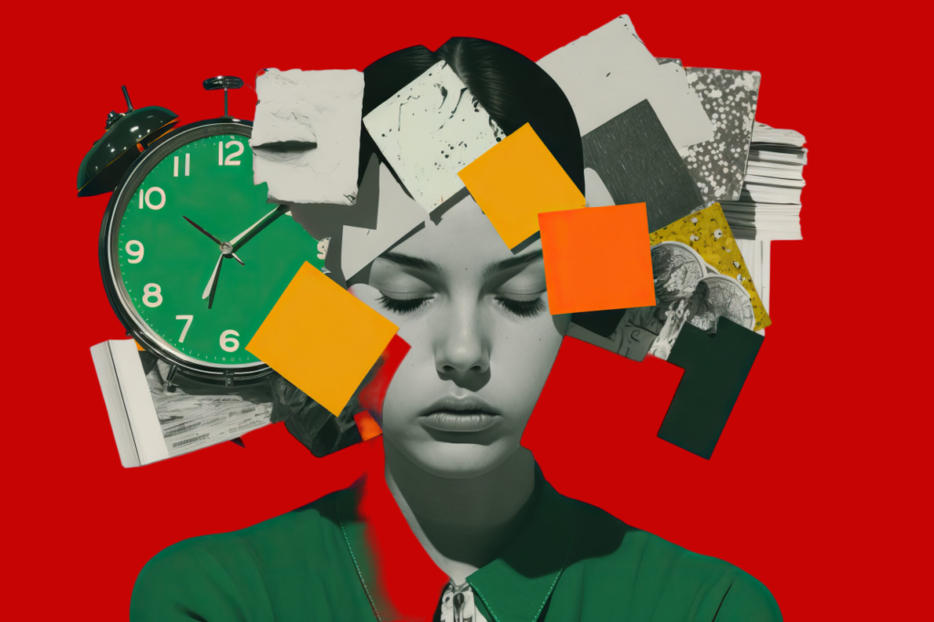 A professional using a colorcoded calendar to manage ADHD in a busy office environment9 Beawareofmecom Managing ADHD in high stress jobs