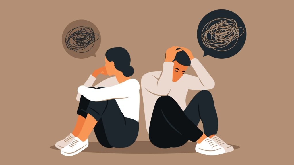 Illustration of mental health impacts on relationships Beawareofmecom How Social Media Mental Health and Emotional Patterns Shape Our Relationships 9 Ways to Build Security and Lasting Love