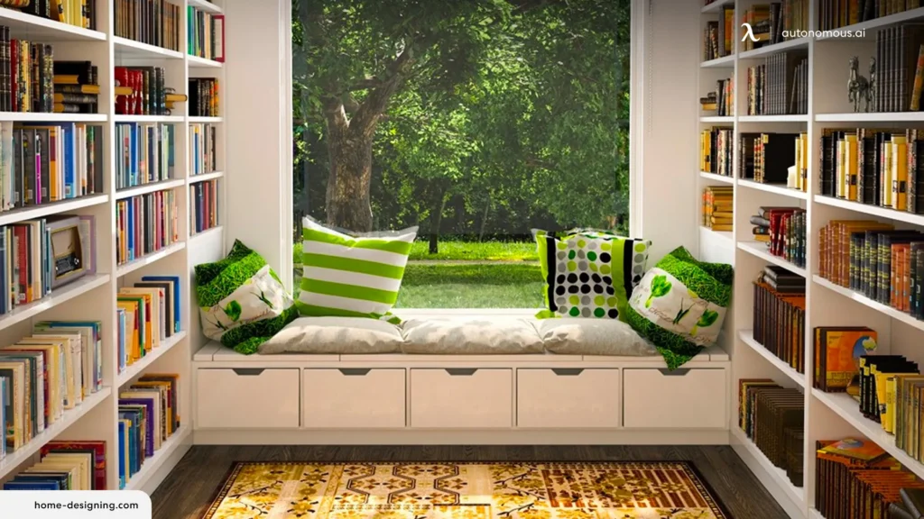 A cozy living room with a reading nook free from electronic devices creating a calm techfree environment Beawareofmecom Tips for Creating Screen Free Zones at Home and Work