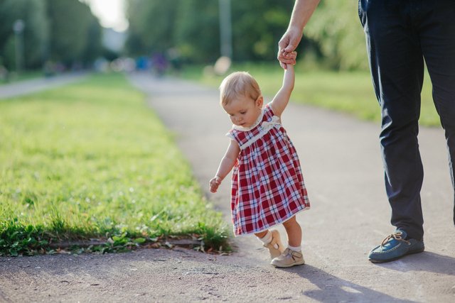 father and daughter man and beautiful little girl outdoors in park Beawareofmecom Indiana Parenting Time Guidelines Explained Clearly