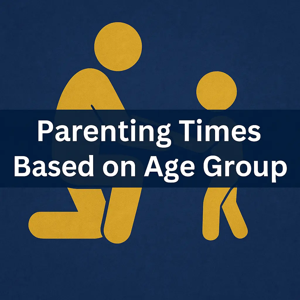 Parenting Times Based on Age Group Beawareofmecom Parenting Times Based on Age Group