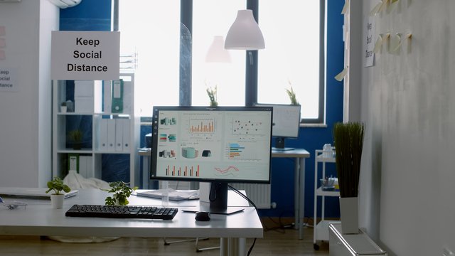 smallvecteezykeepsocialdistanceposteronplasticseparatorinempty49380939small Beawareofmecom Supportive Work Environment