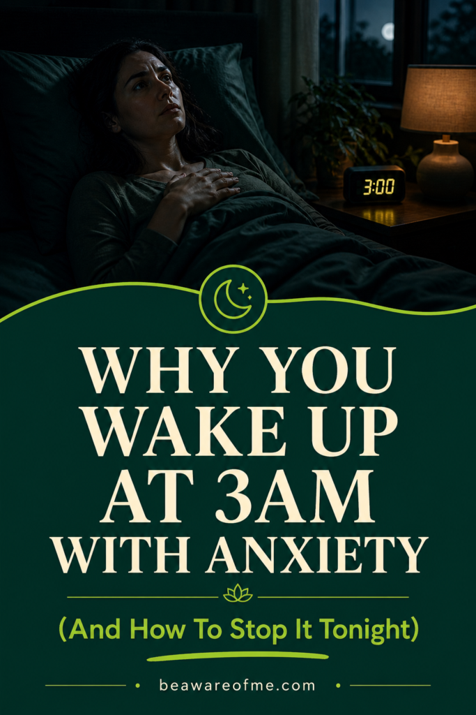 Why you wake up at 3am with anxiety and how to stop it cortisol awakening response guide Beawareofmecom Why you wake up at 3am with anxiety and how to stop it cortisol awakening response guide